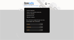 Desktop Screenshot of iloveradioadvertising.be